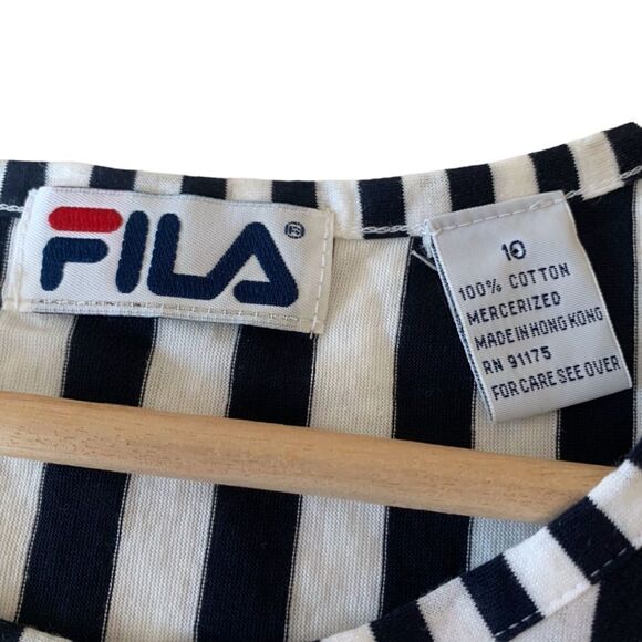 Vintage 80’s Fila Striped Tank Top - Picture 5 of 5